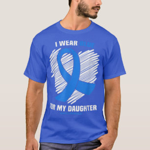 I Wear Blue For My Daughter Alopecia Awareness T-Shirt