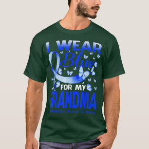 I Wear Blue For My Grandma Huntington's Disease Aw T-Shirt