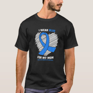 I Wear Blue For My Mom Ankylosing Spondylitis Awar T-Shirt