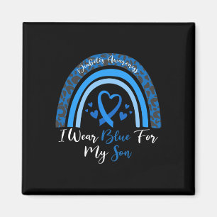 I Wear Blue For My Son Diabetes Awareness Month Gi Magnet