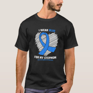 I Wear Blue For My Stepmom Ankylosing Spondylitis T-Shirt