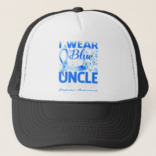 I Wear Blue For My Uncle Diabetes Awareness Trucker Hat