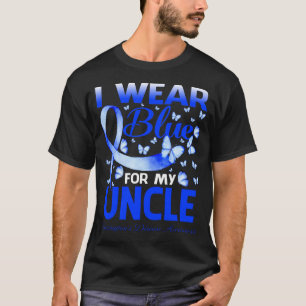 I Wear Blue For My UNCLE Huntington's Disease Awar T-Shirt