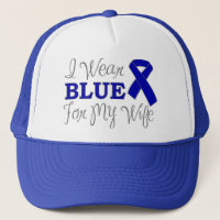 I Wear Blue For My Wife (Blue Ribbon)