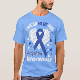I Wear Blue For Usher Syndrome Awareness  T-Shirt