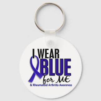 I Wear Blue Me Rheumatoid Arthritis RA Key Ring