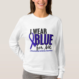 I Wear Blue Me Rheumatoid Arthritis RA T-Shirt