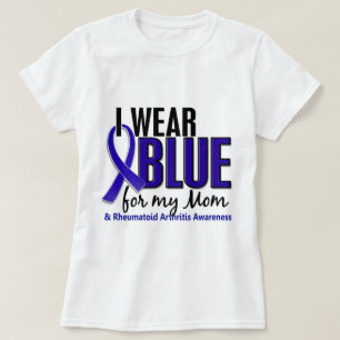 I Wear Blue Mum Rheumatoid Arthritis RA T-Shirt