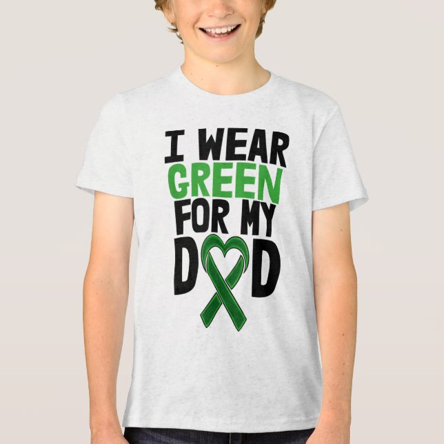I Wear Green Dad S Stigma Tees Mental Health Aware (Front)