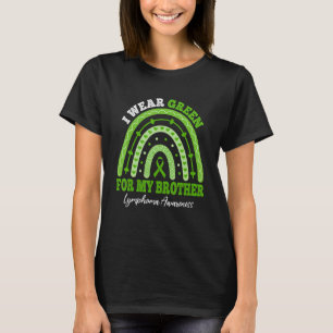 I Wear Green For Brother Lymphoma Awareness Matchi T-Shirt