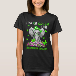 I Wear Green For Kabuki Syndrome Awareness T-Shirt
