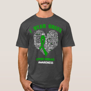 I Wear Green For Liver Disease Awareness Faith Hop T-Shirt