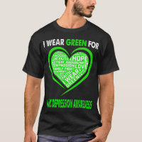 I Wear Green For Manic Depression Awareness Faith 