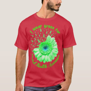 I Wear Green For Mental Health Awareness Survivor T-Shirt