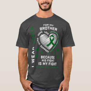 I Wear Green For My Brother Cerebral Palsy Kids T-Shirt