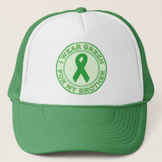 I Wear Green For My Brother Trucker Hat