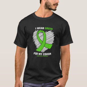 I Wear Green For My Cousin Celiac Disease Awarenes T-Shirt