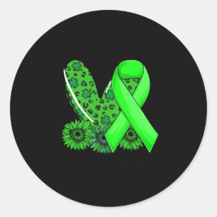 I Wear Green For My Daughter-in-law Kidney Disease Classic Round Sticker