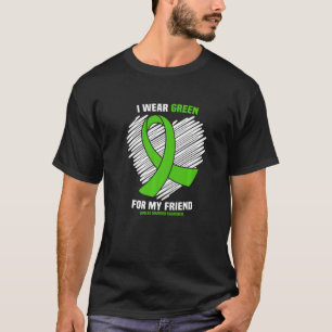 I Wear Green For My Friend Bipolar Disorder Awaren T-Shirt