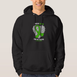 I Wear Green For My Friend Celiac Disease Awarenes Hoodie