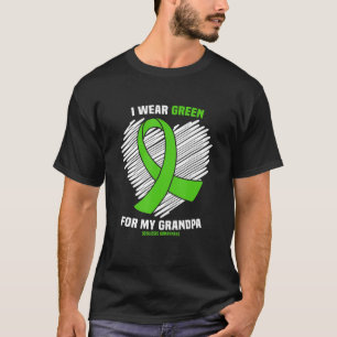 I Wear Green For My Grandpa Scoliosis Awareness T-Shirt