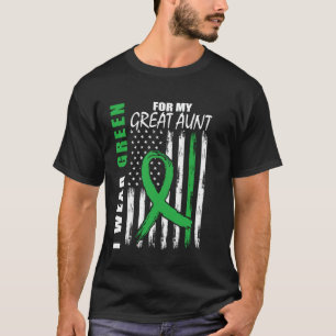 I Wear Green For My Great Aunt Cerebral Palsy Awar T-Shirt