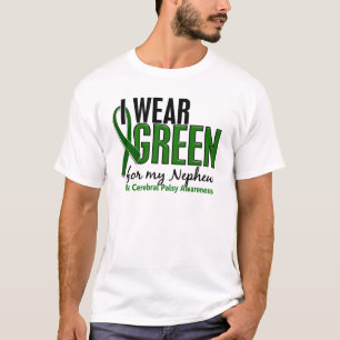 I Wear Green For My Nephew 10 Cerebral Palsy T-Shirt
