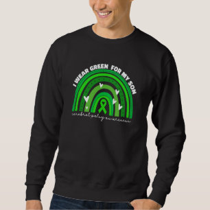 I Wear Green For My Son Cerebral Palsy Cp Awarenes Sweatshirt