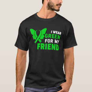 I Wear Green Ribbon Friend Dwarfism Awareness Litt T-Shirt