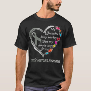 I Wear Grey For Acoustic Neuroma Awareness Warrior T-Shirt