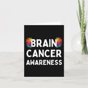 I Wear Grey For Brain Tumour Awareness Grey S Ribb Card
