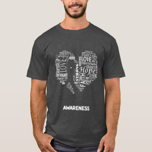 I Wear Grey For Juvenile Diabetes Awareness Faith  T-Shirt