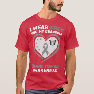 I Wear Grey for My Grandma Brain Tumour Awareness T-Shirt
