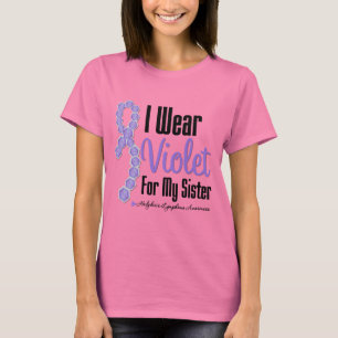 I Wear Hodgkins Lymphoma Ribbon For My Sister T-Shirt