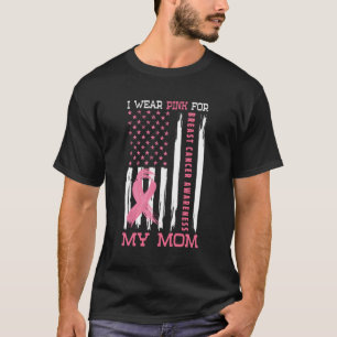 I Wear K For My Mum Breast Cancer Awareness T-Shirt