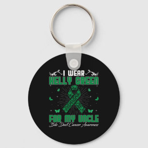 I Wear Kelly Green For My Uncle Bile Duct Cancer A Key Ring