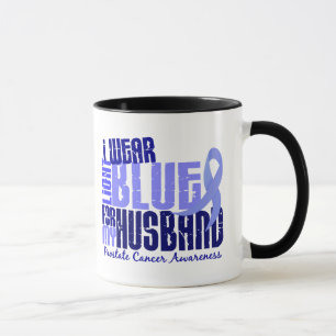 I Wear Light Blue For Husband 6.4 Prostate Cancer Mug