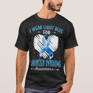 I Wear Light Blue For SHPRINTZEN SYNDROME Awarenes T-Shirt