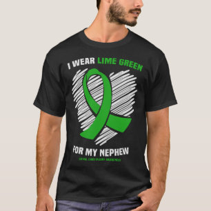I Wear Lime Green For My Nephew Spinal Cord Injury T-Shirt