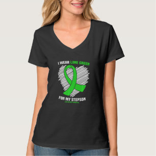 I Wear Lime Green For My Stepson Lyme Disease Awar T-Shirt