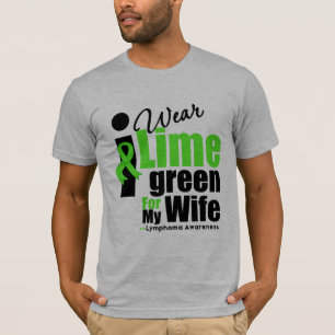 I Wear Lime Green For My Wife T-Shirt