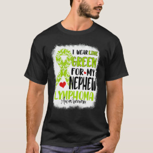I Wear Lime Green Nephew Lymphoma Awareness Month T-Shirt