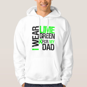 I Wear Lime Green Ribbon For My Dad Lymphoma Hoodie
