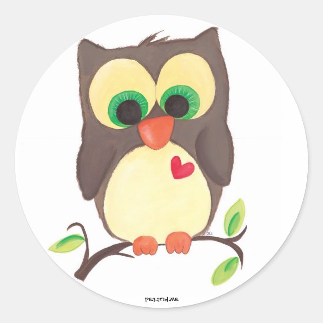 'I wear my heart on my sleeve' stickers (Front)