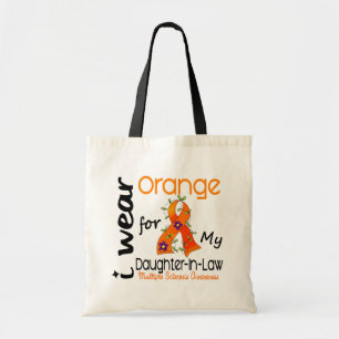 I Wear Orange 43 Daughter-In-Law MS Multiple Scler Tote Bag