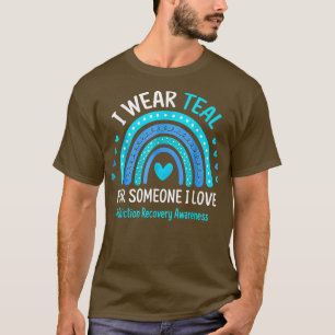 I Wear Orange ADHD Awareness Orange Rainbow T-Shirt