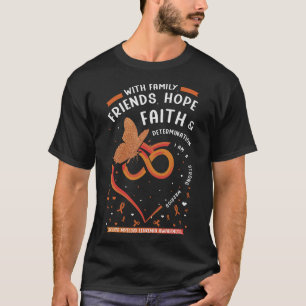 I Wear Orange For Acute Myeloid Leukaemia Awarenes T-Shirt
