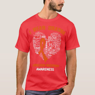 I Wear Orange For Addiction Recovery Awareness Fai T-Shirt