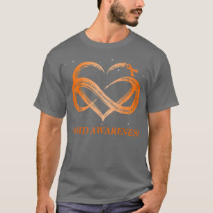 I Wear Orange For ADHD Awareness Warrior 799 T-Shirt