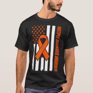 I wear orange for multiple sclerosis awareness ms T-Shirt